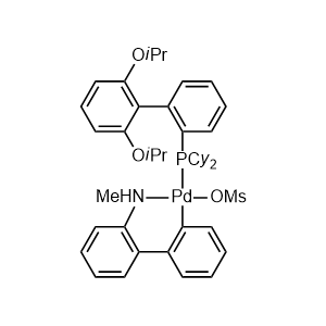 甲磺酸(2-二環己基膦-2',6'-二異丙氧基-1,1'-聯苯基)(2'-甲氨-1,1'-聯苯-2-基)鈀(II)