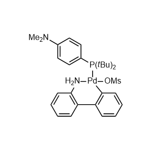 甲磺酸[(4-(N,N-二甲氨基)苯基]二叔丁基膦(2-氨基-1,1'-聯苯-2-基)鈀(II)