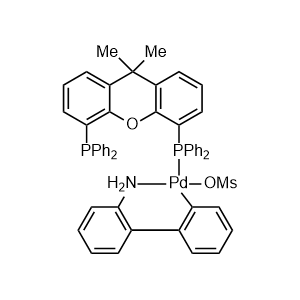 甲磺酸[9,9-二甲基-4,5-雙(二苯基膦)呫噸] [2'-氨基-1,1'-聯苯]鈀（II）二氯甲烷加合物