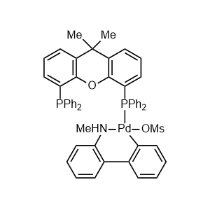 甲磺酸(4,5-雙二苯基膦-9,9-二甲基氧雜蒽)(2'-甲胺基-1,1'-聯苯-2-基)鈀(II)