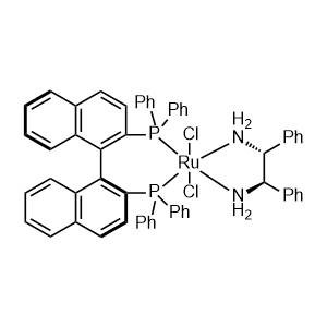二氯[(S)-(-)-2,2′-雙(二苯基膦)-1,1′-聯萘基][(1R,2R)-(+)-1,2-二苯基乙二胺]釕(II)
