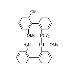甲磺酸(2-二環己基膦基-2',6'-二甲氧基-1,1'-聯苯基)(2'-氨基-1,1'-聯苯-2-基)鈀(II)